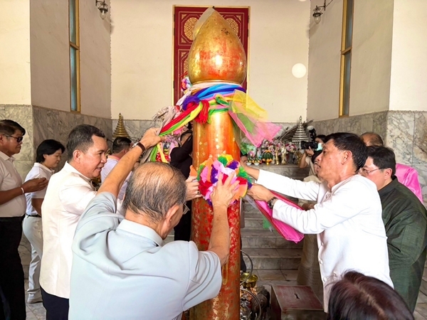 ฉะเชิงเทรา-เป็นประธานพิธีสักการะองค์เจ้าพ่อหลักเมือง สืบสานศรัทธาและประเพณีอันทรงคุณค่าของชาวแปดริ้ว ในงานวันเกิดองค์เจ้าพ่อหลักเมืองฉะเชิงเทรา ประจำปี 2569