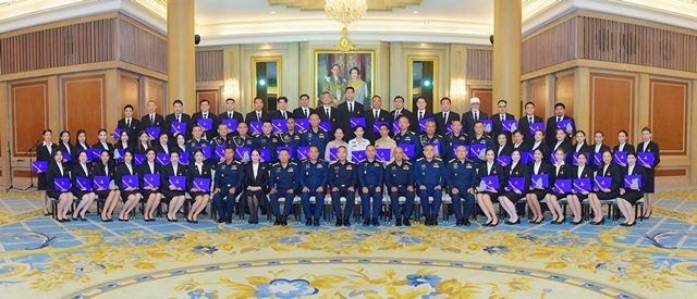 ผู้บัญชาการทหารอากาศเป็นประธานพิธีปิดโครงการฝึกอบรมหลักสูตร พสบ.ทอ. รุ่นที่ 20
