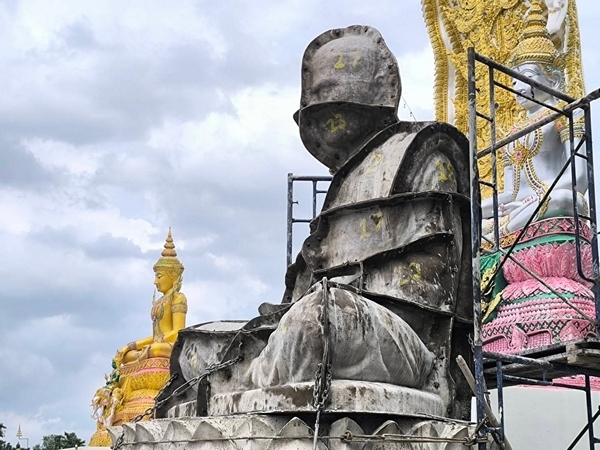 นครนายก – วัดธรรมปัญญา จัดพิธีเทปูนหล่อองค์สมเด็จพระพุฒาจารย์โตพรหมรังสีและเทปูนหล่อองค์หลวงปูทวดวัดช้างให้